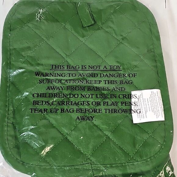 Spode Christmas Tree Pot Holder Oven Mitt Set NEW Holiday Hot Pad Terry Lined - Picture 6 of 8